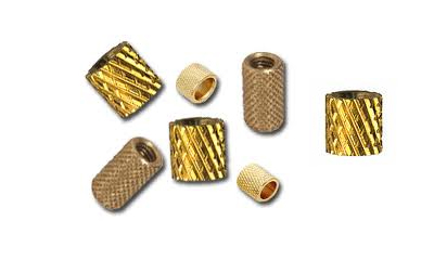 Brass Helical Knurled Inserts