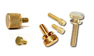 Brass Knurled Screws