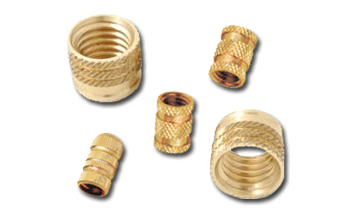 Brass Straight Knurled Inserts